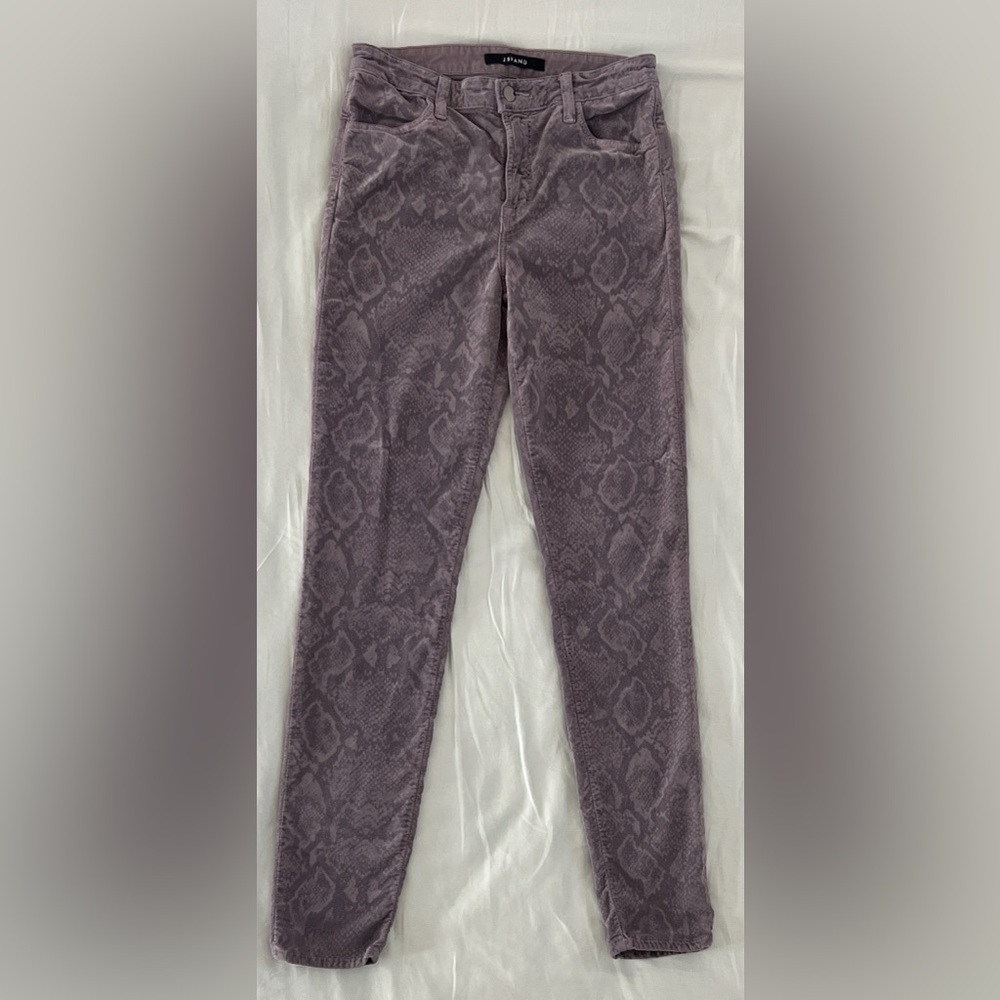 J Brand Lavender print jeans